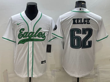 Jason Kelce Philadelphia Eagles white jersey