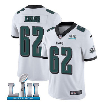 Jason Kelce Philadelphia Eagles white jersey