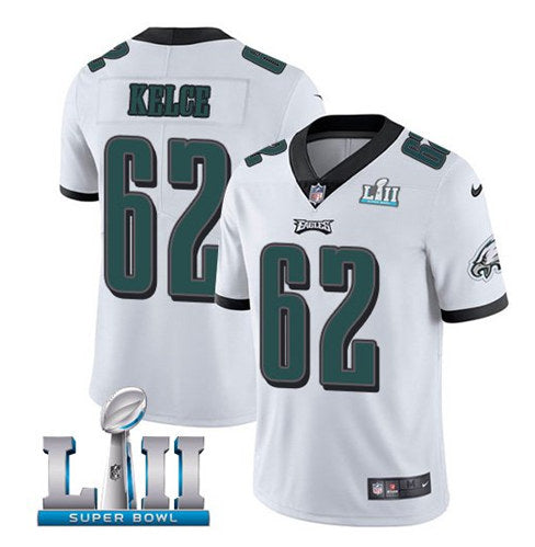 Jason Kelce Philadelphia Eagles white jersey