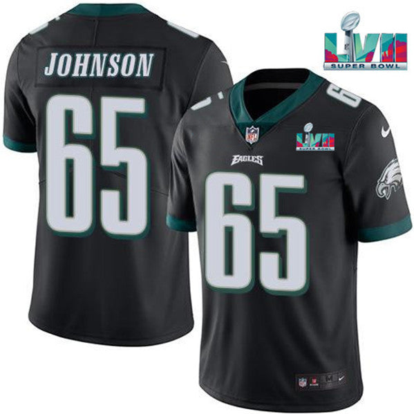 Lane Johnson Philadelphia Eagles black jersey