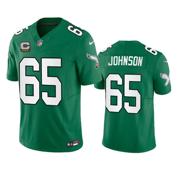 Lane Johnson Philadelphia Eagles green FUSE jersey