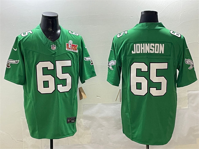 Lane Johnson Philadelphia Eagles green FUSE jersey