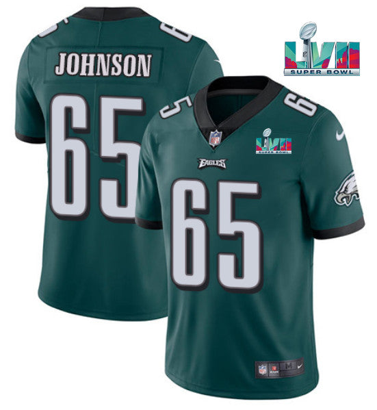 Lane Johnson Philadelphia Eagles green jersey
