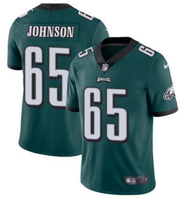 Lane Johnson Philadelphia Eagles green jersey