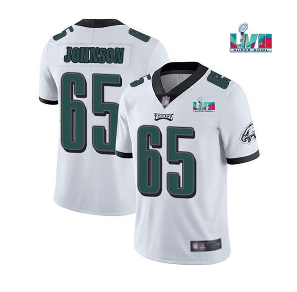 Lane Johnson Philadelphia Eagles white jersey