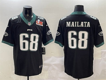 Jordan Mailata Philadelphia Eagles black jersey