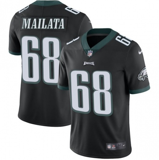 Jordan Mailata Philadelphia Eagles black jersey