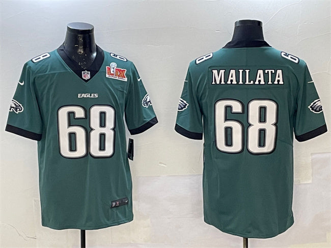 Jordan Mailata Philadelphia Eagles green jersey