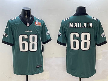 Jordan Mailata Philadelphia Eagles green jersey