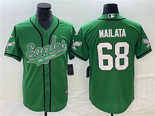 Jordan Mailata Philadelphia Eagles green jersey