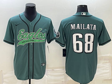 Jordan Mailata Philadelphia Eagles green jersey