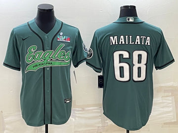 Jordan Mailata Philadelphia Eagles green jersey