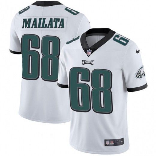 Jordan Mailata Philadelphia Eagles white jersey
