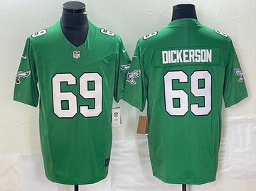 Landon Dickerson Philadelphia Eagles green FUSE jersey