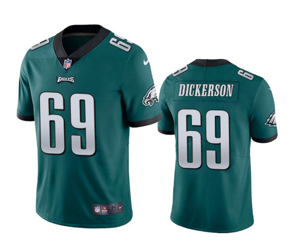 Landon Dickerson Philadelphia Eagles green jersey