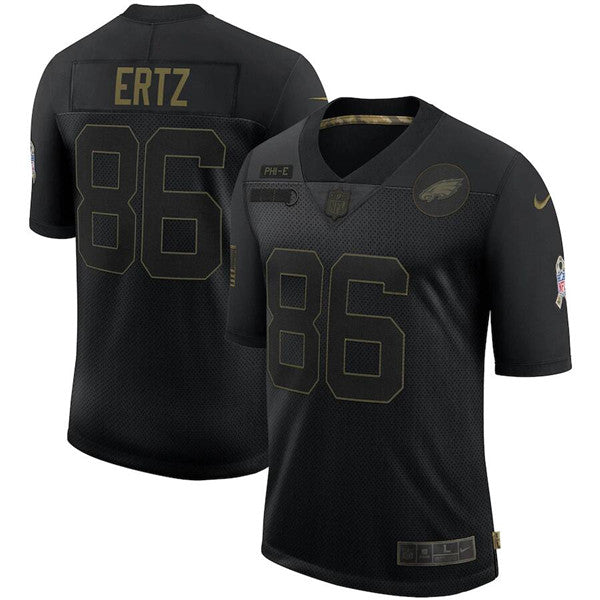 Zach Ertz Philadelphia Eagles black Salute To Service jersey