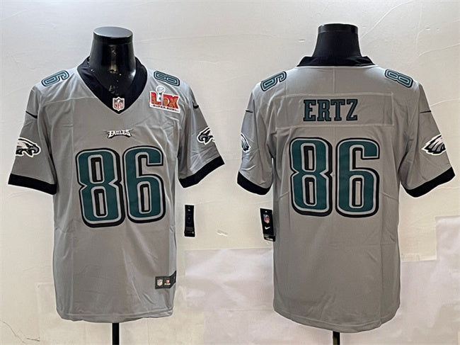 Zach Ertz Philadelphia Eagles gray jersey