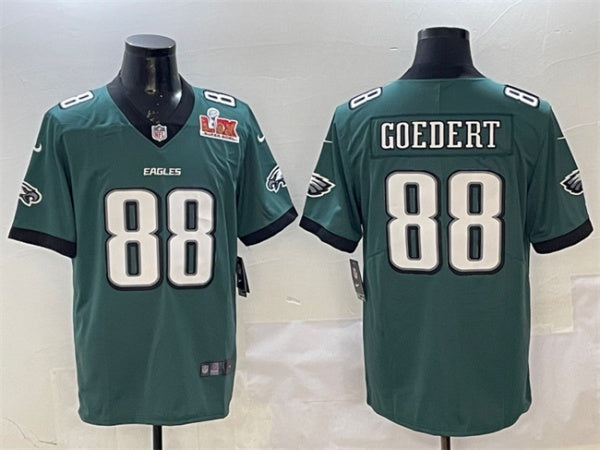 Dallas Goedert Philadelphia Eagles green jersey