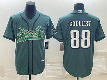 Dallas Goedert Philadelphia Eagles green jersey