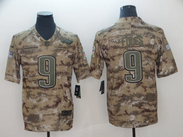 Nick Foles Philadelphia Eagles camo Salute To Service jersey