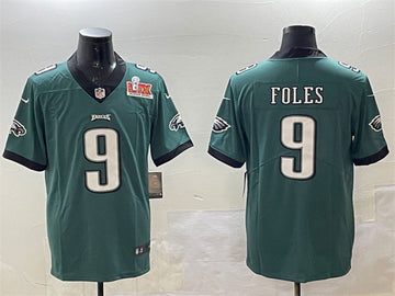 Nick Foles Philadelphia Eagles green jersey