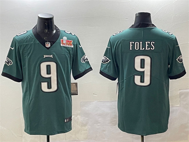 Nick Foles Philadelphia Eagles green jersey