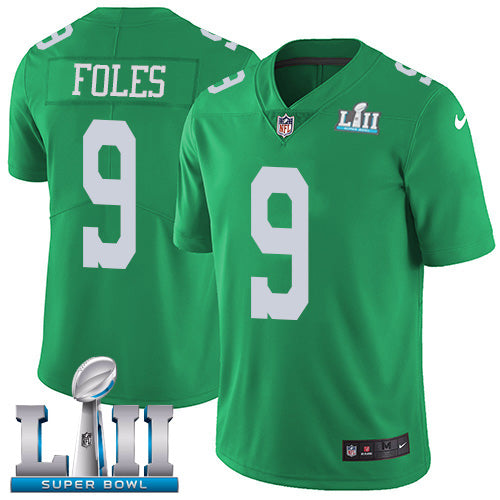 Nick Foles Philadelphia Eagles green Game jersey
