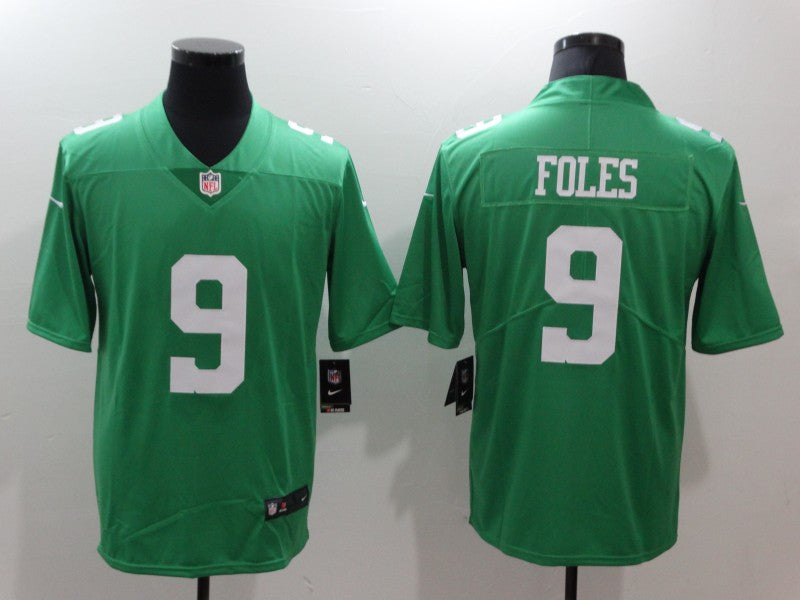 Nick Foles Philadelphia Eagles green Throwback jersey