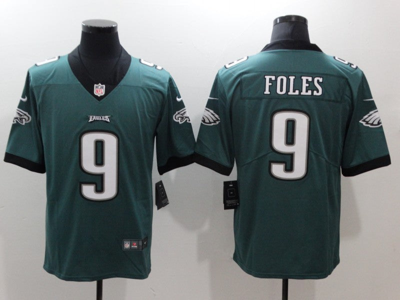 Nick Foles Philadelphia Eagles green jersey