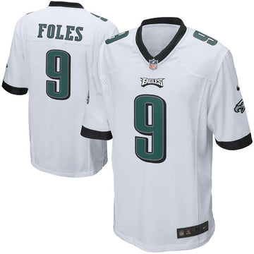 Nick Foles Philadelphia Eagles white Game jersey