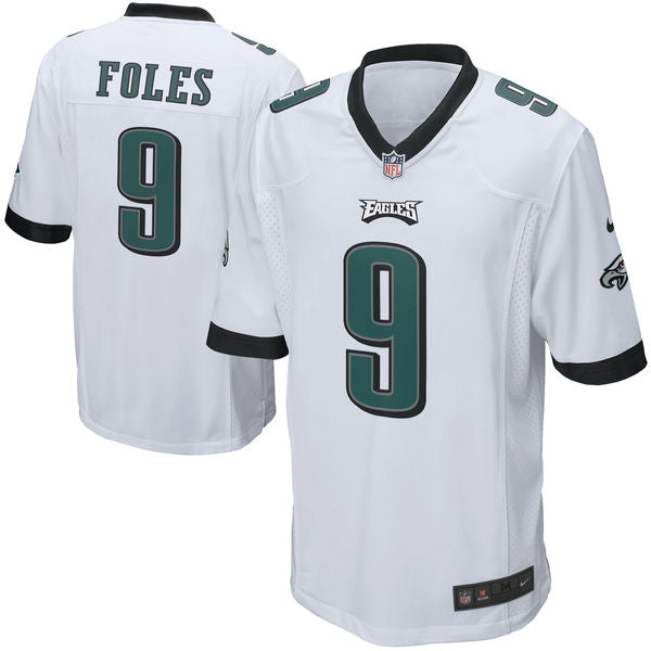 Nick Foles Philadelphia Eagles white Game jersey