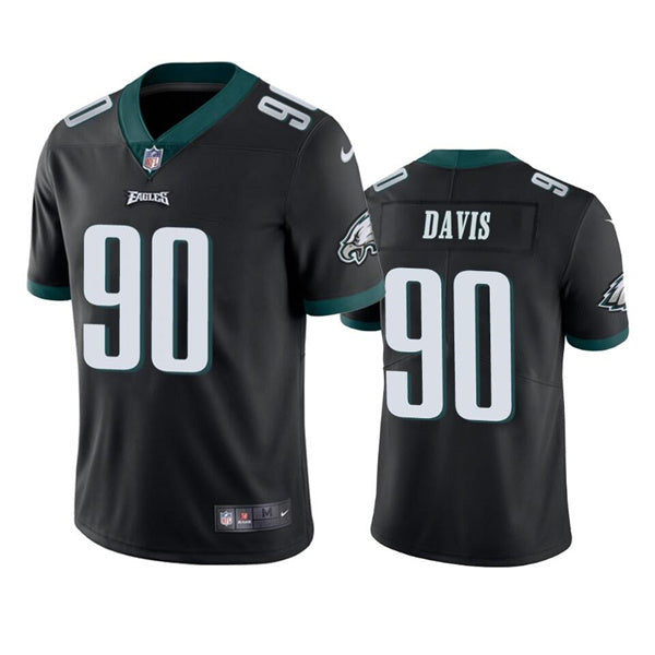 Jordan Davis Philadelphia Eagles black jersey