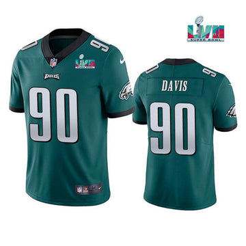 Jordan Davis Philadelphia Eagles green jersey