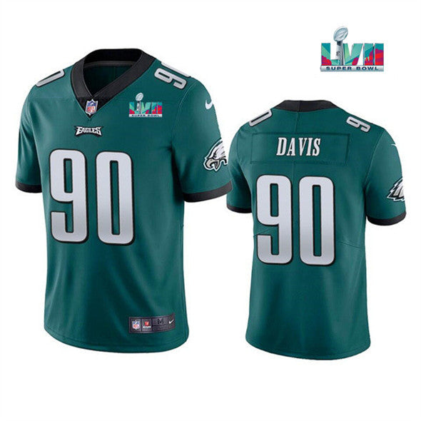 Jordan Davis Philadelphia Eagles green jersey