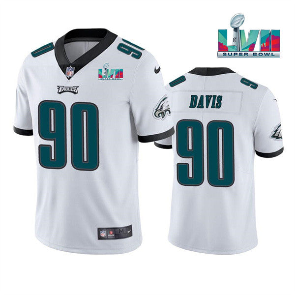 Jordan Davis Philadelphia Eagles white jersey