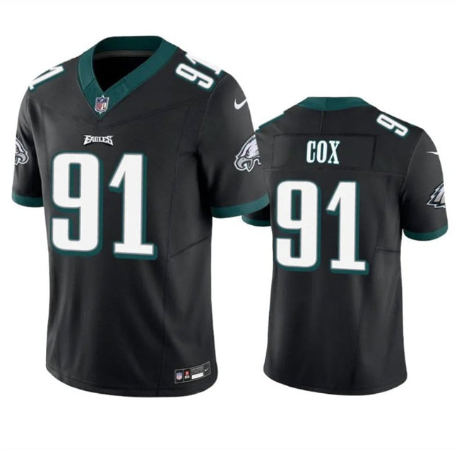 Fletcher Cox Philadelphia Eagles black FUSE jersey