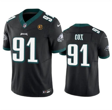 Fletcher Cox Philadelphia Eagles black FUSE jersey