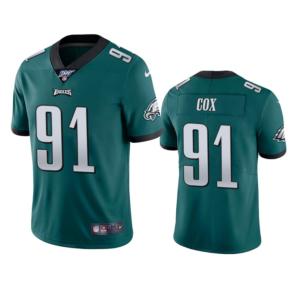 Fletcher Cox Philadelphia Eagles green jersey