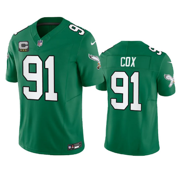Fletcher Cox Philadelphia Eagles green FUSE jersey