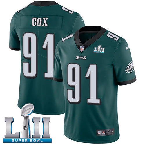 Fletcher Cox Philadelphia Eagles green Game jersey