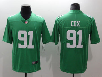 Fletcher Cox Philadelphia Eagles green Throwback jersey