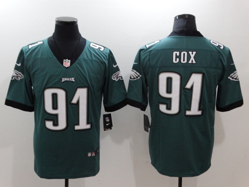 Fletcher Cox Philadelphia Eagles green jersey