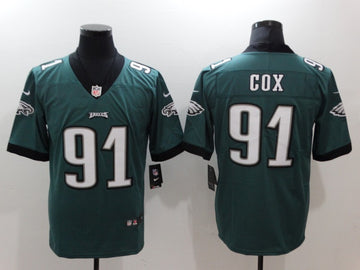 Fletcher Cox Philadelphia Eagles green jersey