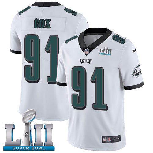Fletcher Cox Philadelphia Eagles white Game jersey