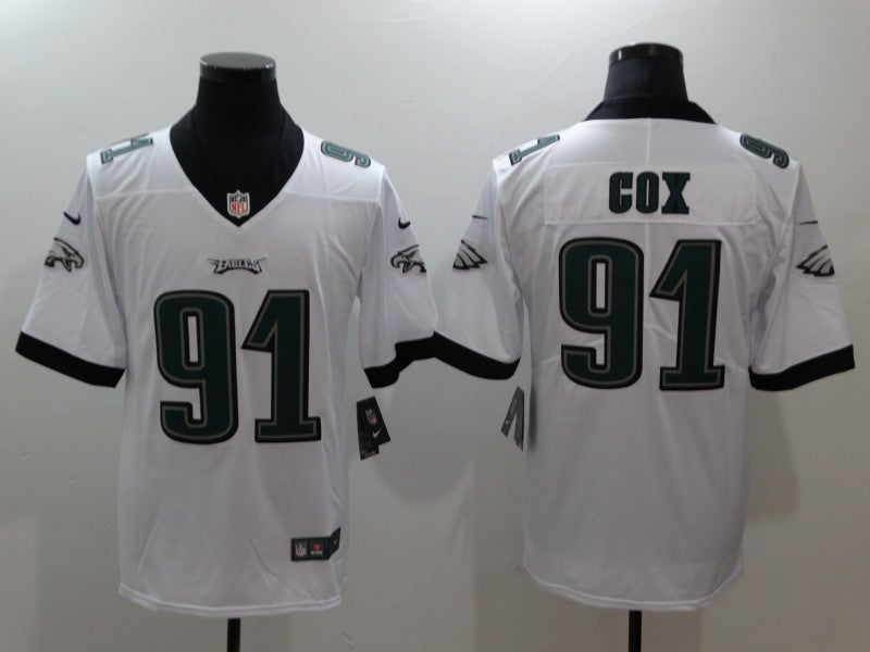 Fletcher Cox Philadelphia Eagles white jersey