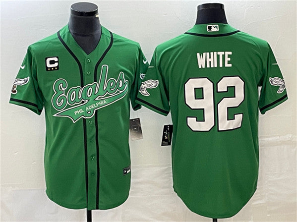 Reggie White Philadelphia Eagles green jersey