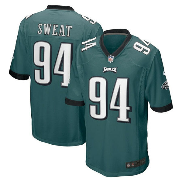 Josh Sweat Philadelphia Eagles green Game jersey