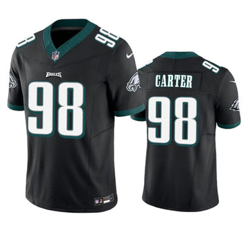 Jalen Carter Philadelphia Eagles black FUSE jersey