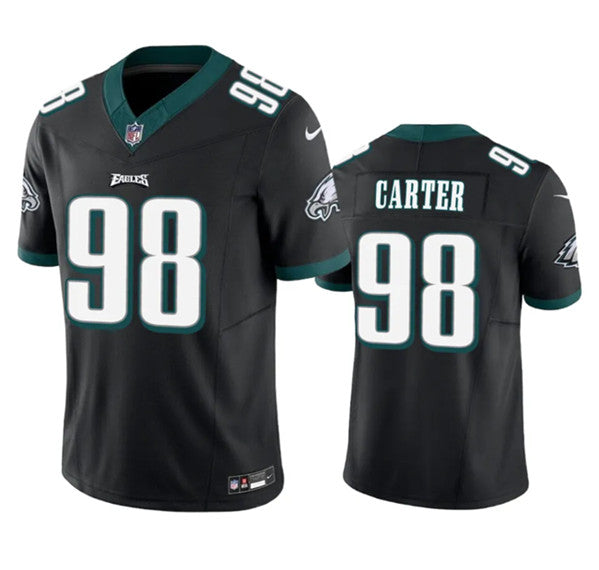 Jalen Carter Philadelphia Eagles black FUSE jersey