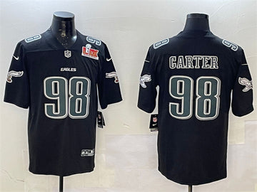 Jalen Carter Philadelphia Eagles black Fashion jersey